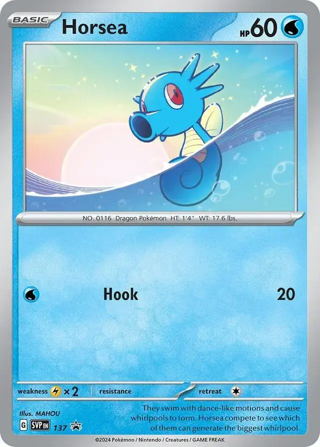 Horsea - Pokemon Scarlet & Violet Promos #137