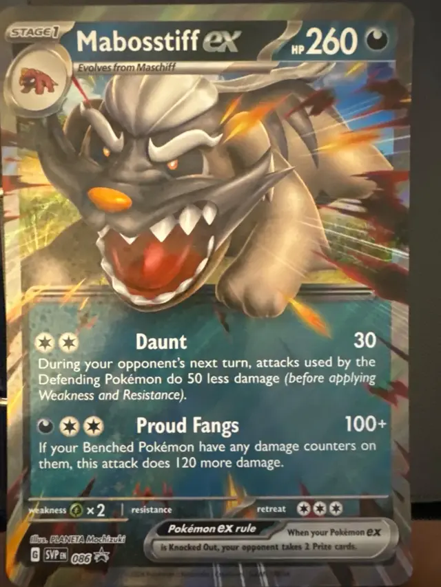 Mabosstiff Ex [Jumbo] - Pokemon Jumbo Cards #86