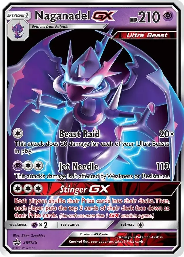 Naganadel GX - Pokemon SM Promos #SM125