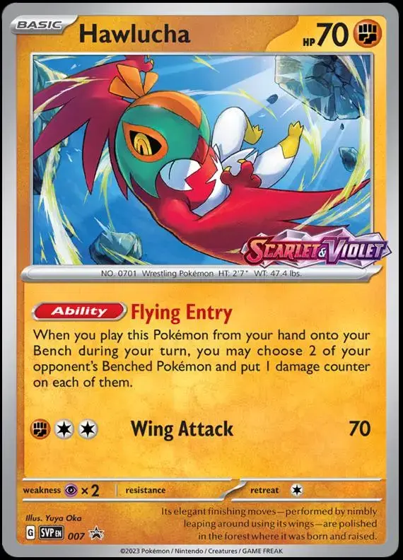 Hawlucha - Pokemon Scarlet & Violet Promos #7