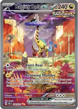Raging Bolt ex #208 - Pokemon Temporal Forces