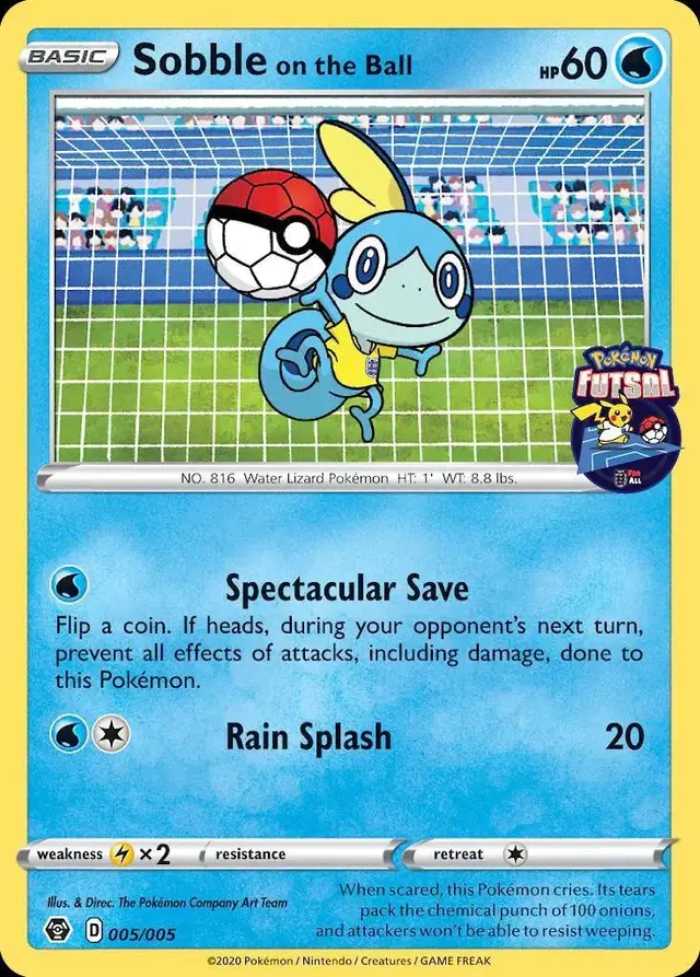 Sobble on the Ball - Pokemon Promo #5