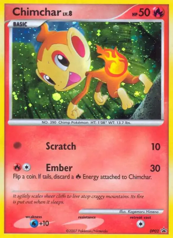 Chimchar - Pokemon Diamond and Pearl Promos #DP02