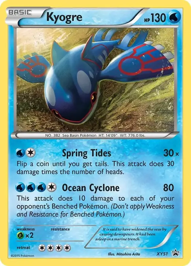 Kyogre - Pokemon XY Promos #XY51