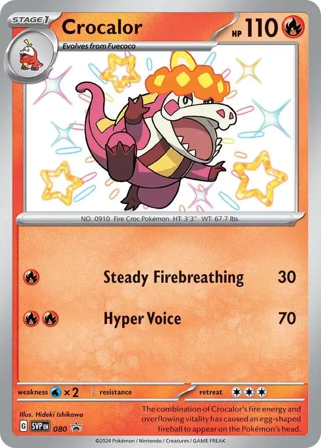 Crocalor - Pokemon Scarlet & Violet Promos #80