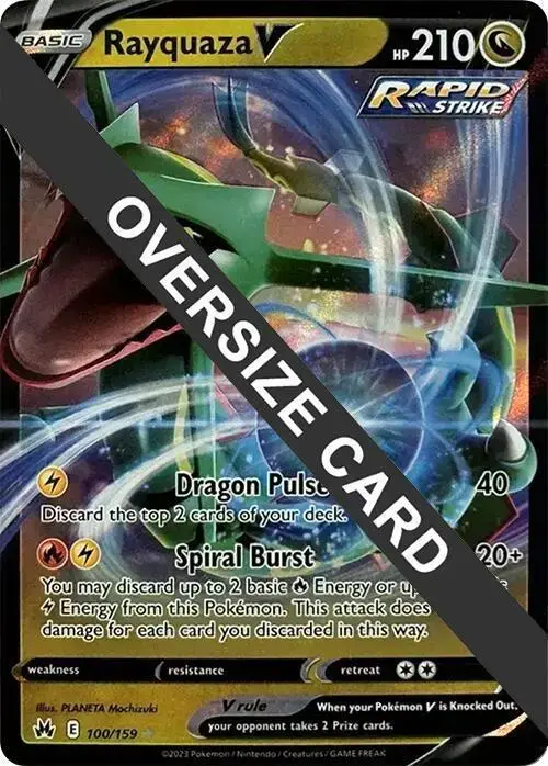Rayquaza V [Jumbo] - Pokemon Jumbo Cards #100