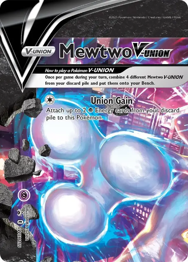 Mewtwo V-Union - Pokemon Sword & Shield Promos #SWSH159