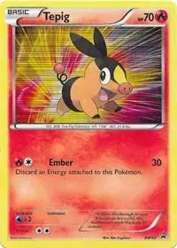 Tepig - Pokemon Black and White Promos #BW02