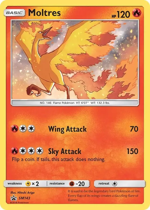 Moltres - Pokemon SM Promos #SM143
