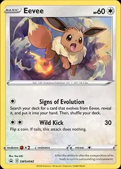 Eevee - Pokemon Sword & Shield Promos #SWSH042