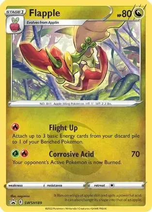Flapple - Pokemon Sword & Shield Promos #SWSH189