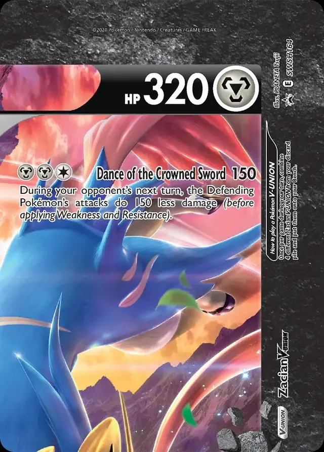 Zacian V-Union - Pokemon Sword & Shield Promos #SWSH164