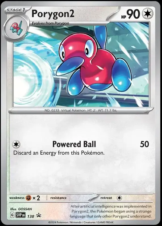 Porygon2 - Pokemon Scarlet & Violet Promos #138