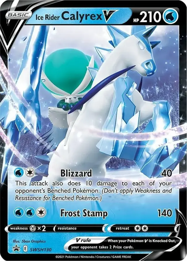 Ice Rider Calyrex V - Pokemon Sword & Shield Promos #SWSH130