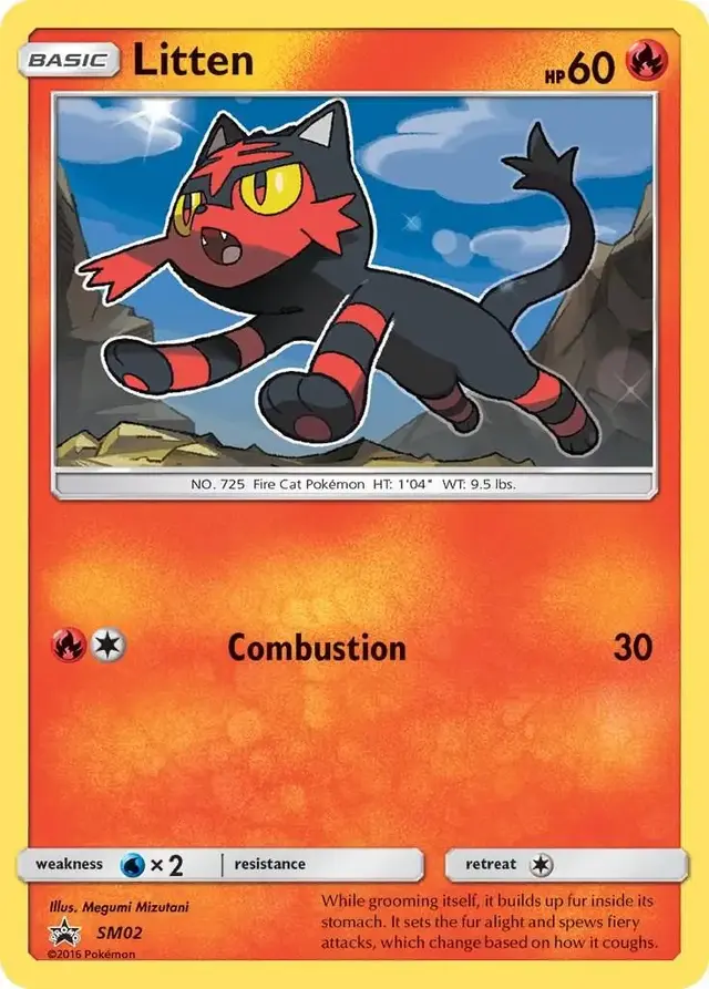 Litten - Pokemon SM Promos #SM02