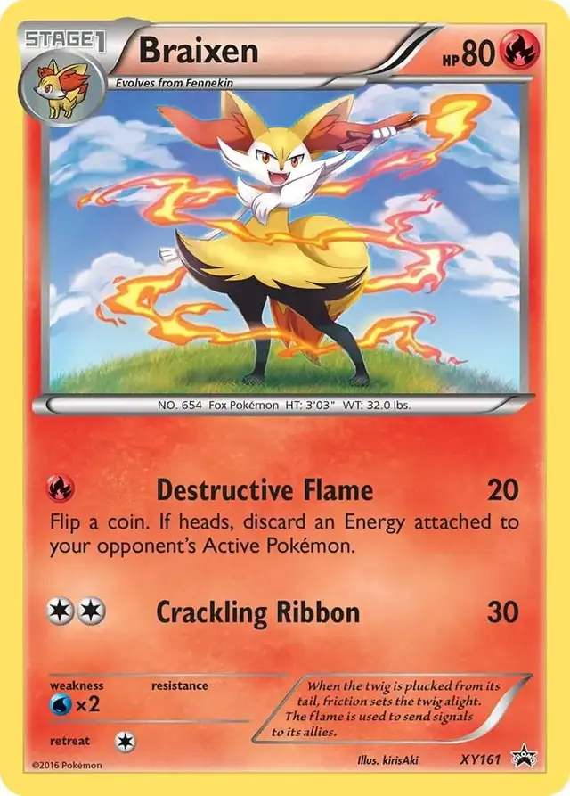 Braixen - Pokemon XY Promos #XY161