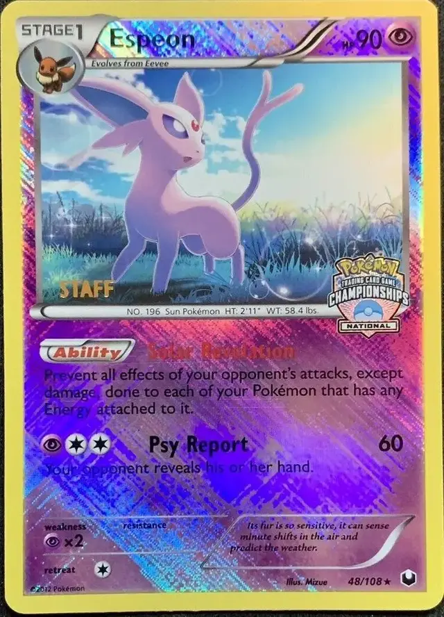 Espeon [National Championships STAFF] - Pokemon Tournament Promos #48