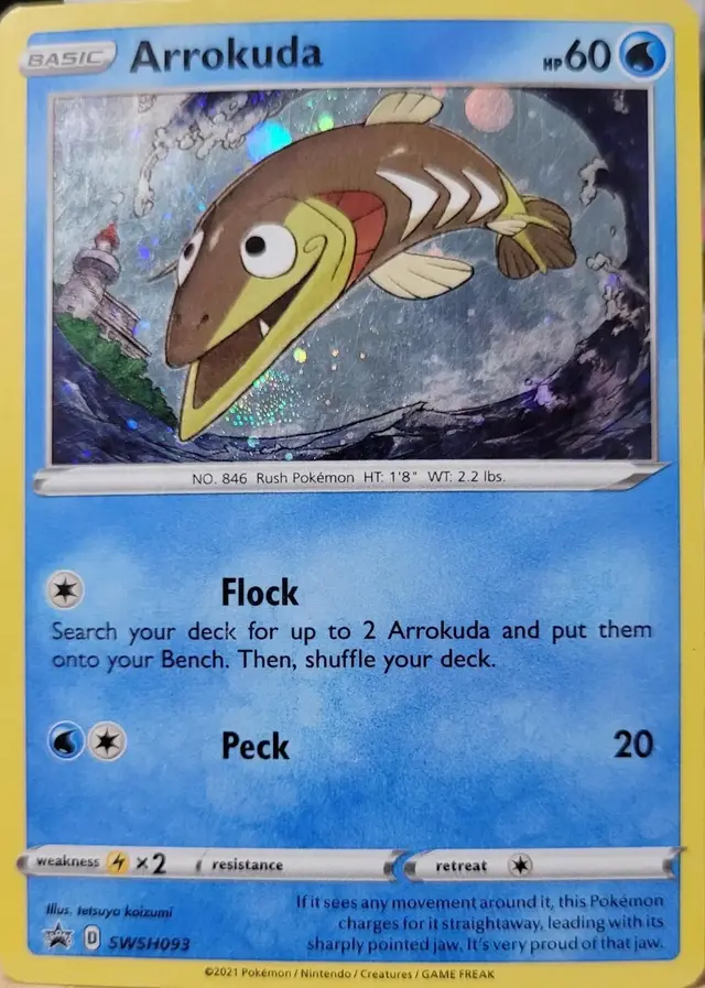 Arrokuda - Pokemon Sword & Shield Promos #SWSH093