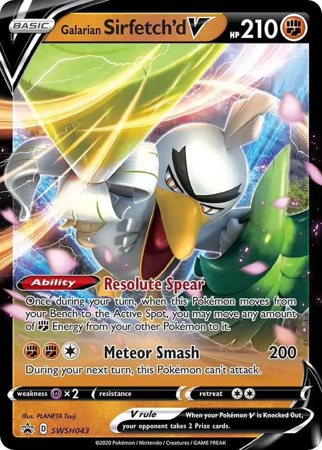 Galarian Sirfetch'd V - Pokemon Sword & Shield Promos #SWSH043