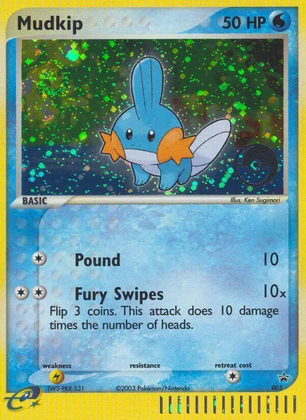 Mudkip - Pokemon Nintendo Promos #005