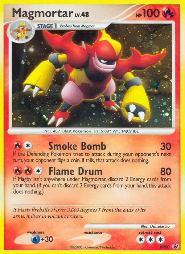 Magmortar - Pokemon Diamond and Pearl Promos #DP20