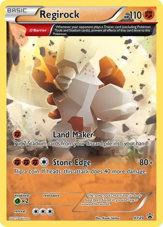 Regirock - Pokemon XY Promos #XY49