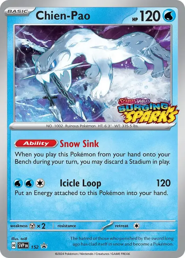 Chien-Pao - Pokemon Scarlet & Violet Promos #152