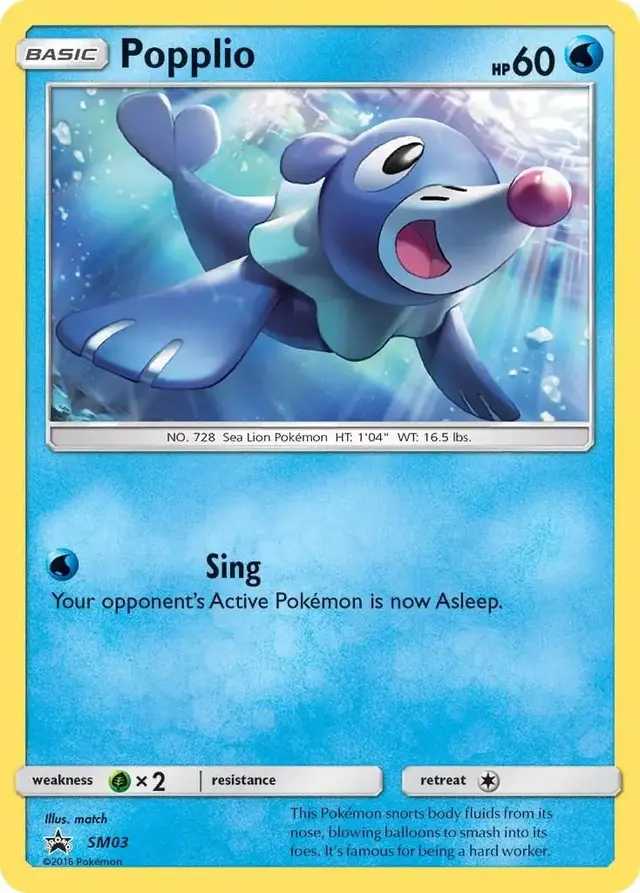 Popplio - Pokemon SM Promos #SM03