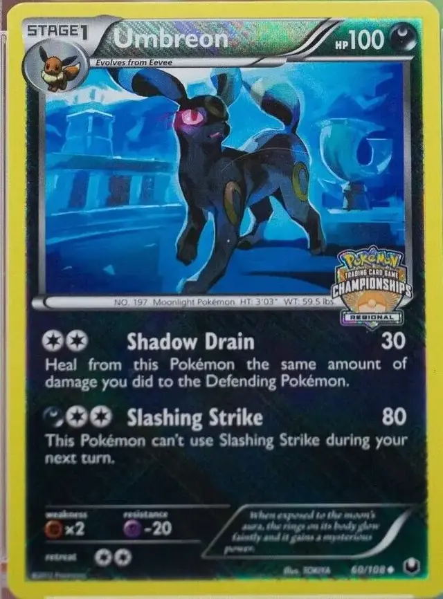 Umbreon [Regional Champion] - Pokemon Tournament Promos #60