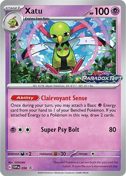 Xatu - Pokemon Scarlet & Violet Promos #59