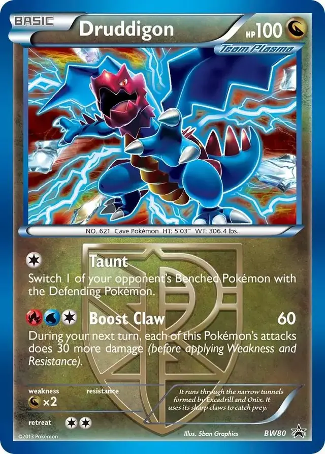 Druddigon - Pokemon Black and White Promos #BW80