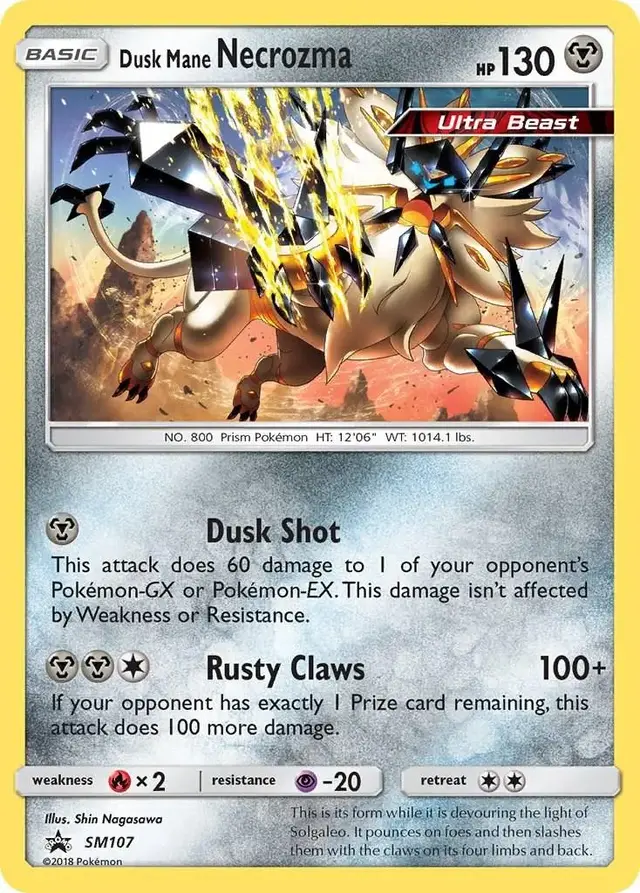 Dusk Mane Necrozma - Pokemon SM Promos #SM107