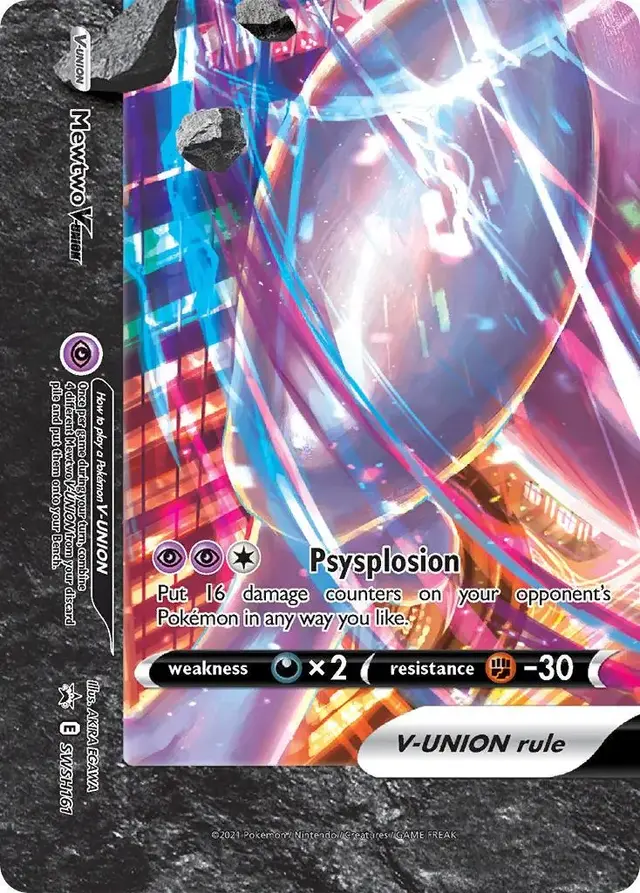 Mewtwo V-Union - Pokemon Sword & Shield Promos #SWSH161