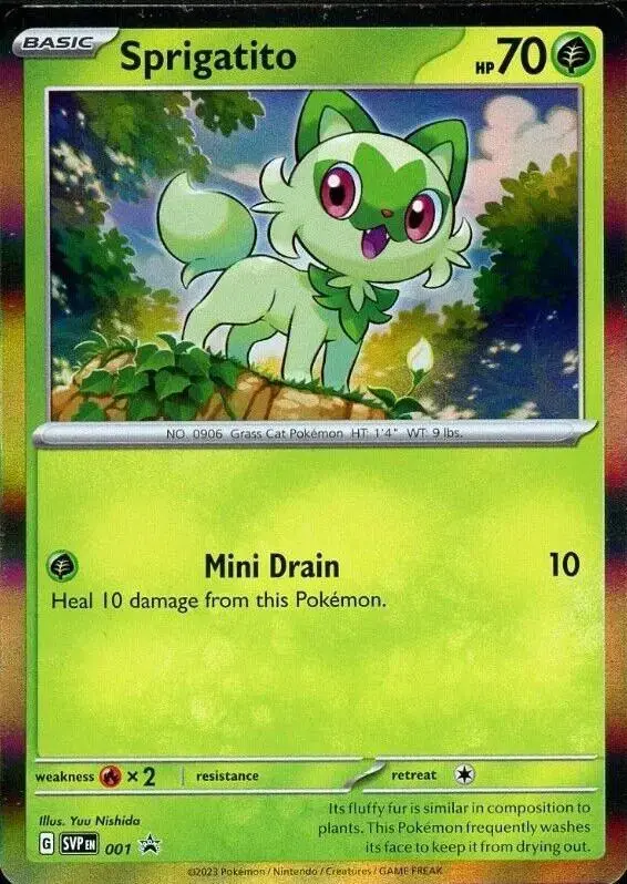 Sprigatito [Holo] - Pokemon Scarlet & Violet Promos #1