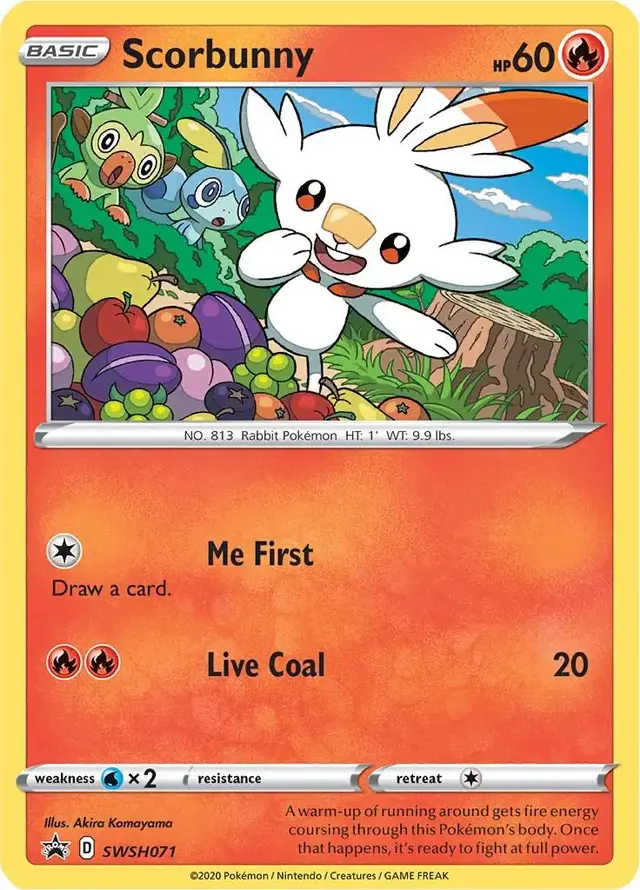 Scorbunny - Pokemon Sword & Shield Promos #SWSH071