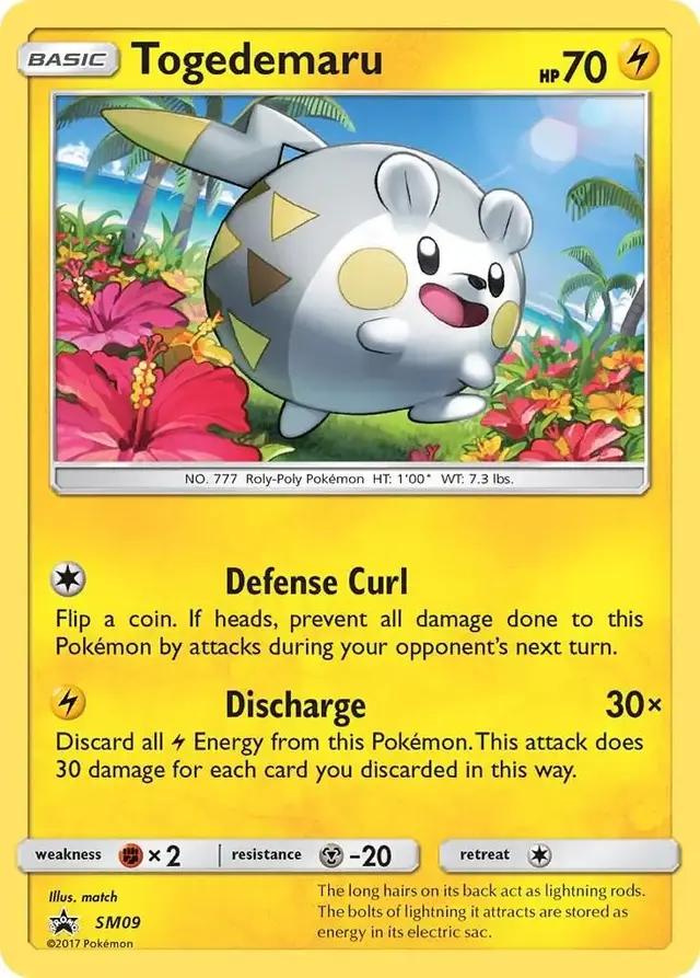 Togedemaru - Pokemon SM Promos #SM09