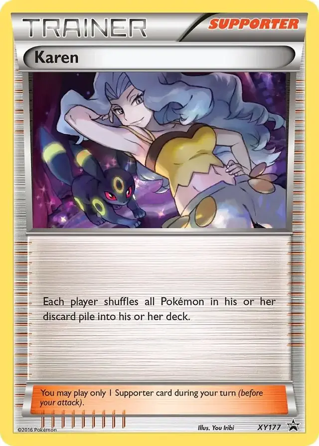 Karen - Pokemon XY Promos #XY177