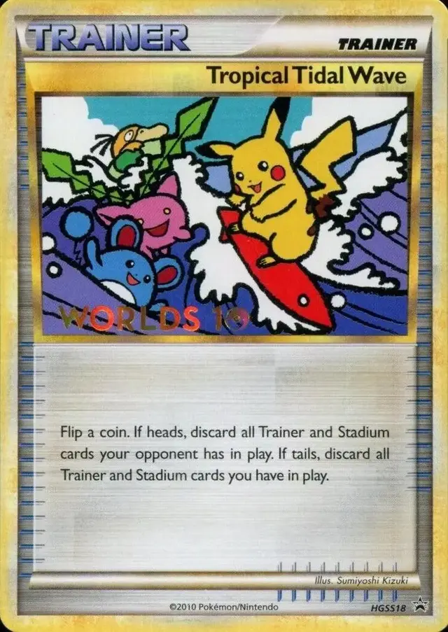 Tropical Tidal Wave - Pokemon HGSS Promos #HGSS18