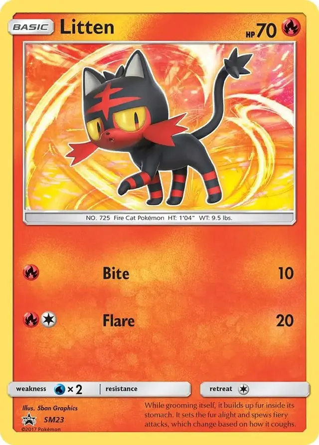 Litten - Pokemon SM Promos #SM23