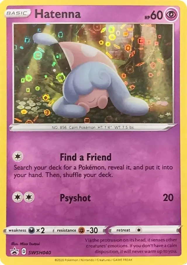Hatenna - Pokemon Sword & Shield Promos #SWSH040