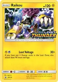 Raikou - Pokemon SM Promos #SM150