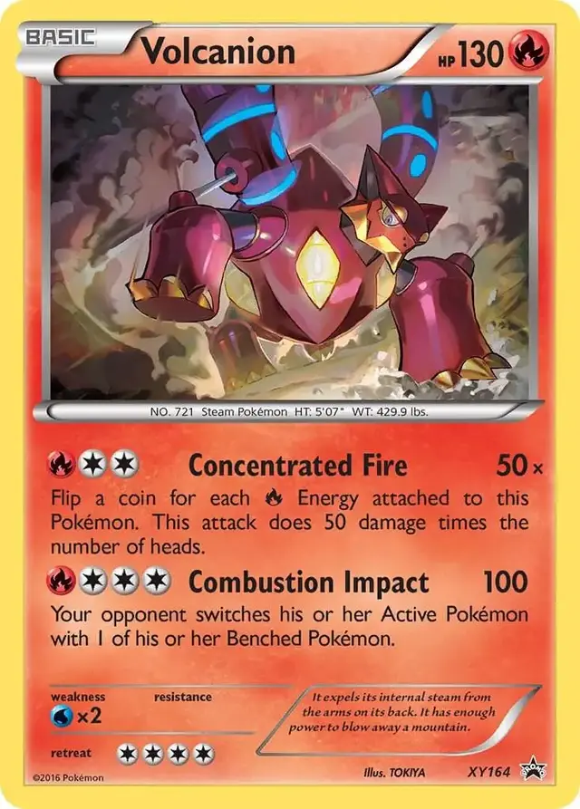 Volcanion - Pokemon XY Promos #XY164
