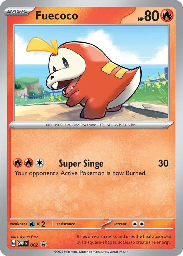 Fuecoco - Pokemon Scarlet & Violet Promos #2
