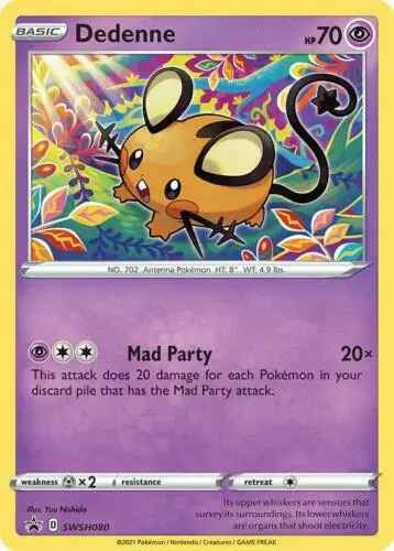 Dedenne - Pokemon Sword & Shield Promos #SWSH080