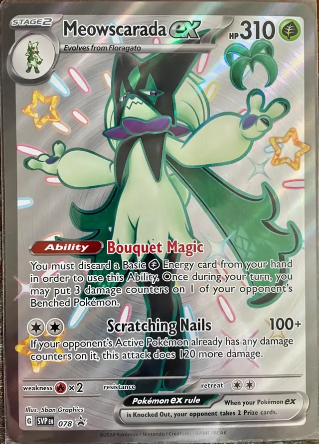 Meowscarada Ex [Jumbo] - Pokemon Jumbo Cards #78