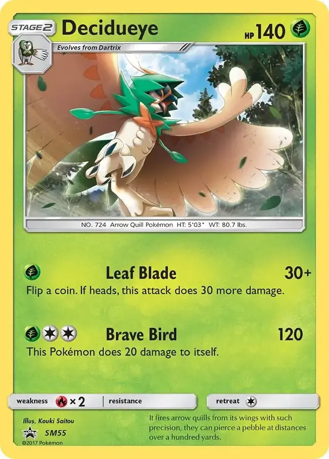 Decidueye - Pokemon SM Promos #SM55