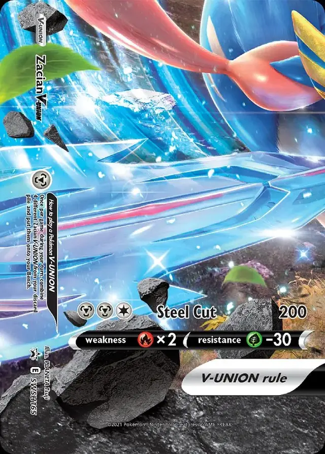 Zacian V-Union - Pokemon Sword & Shield Promos #SWSH165