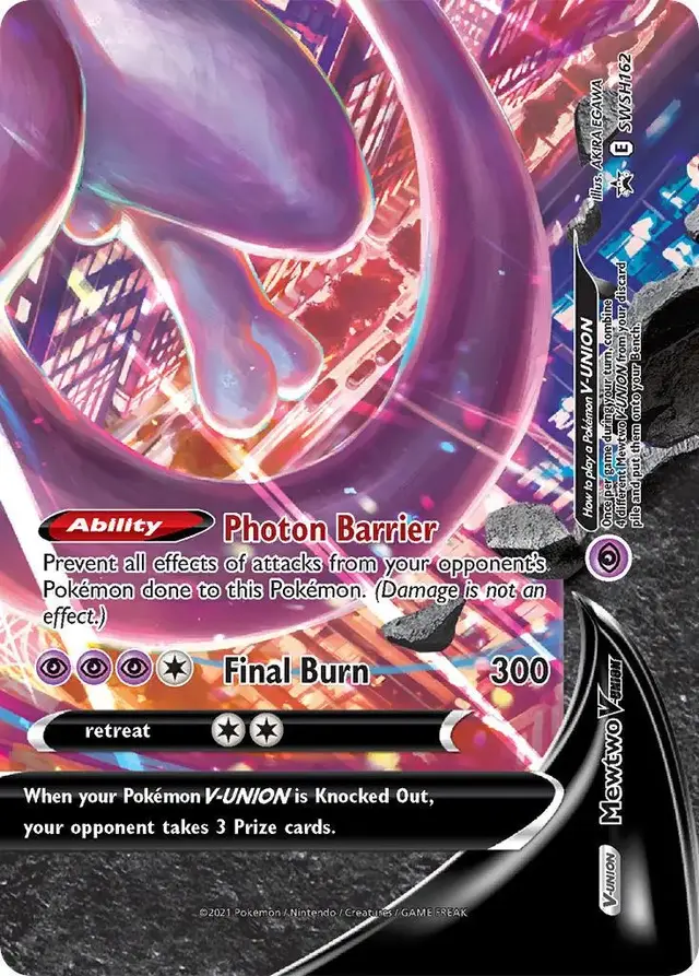 Mewtwo V-Union - Pokemon Sword & Shield Promos #SWSH162