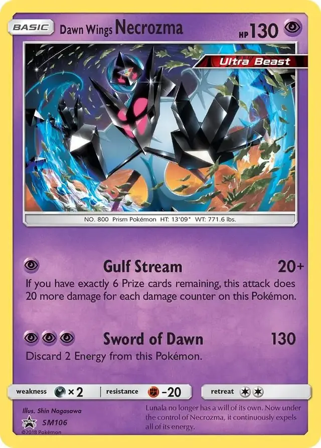 Dawn Wings Necrozma - Pokemon SM Promos #SM106