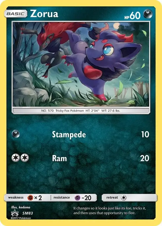 Zorua - Pokemon SM Promos #SM83